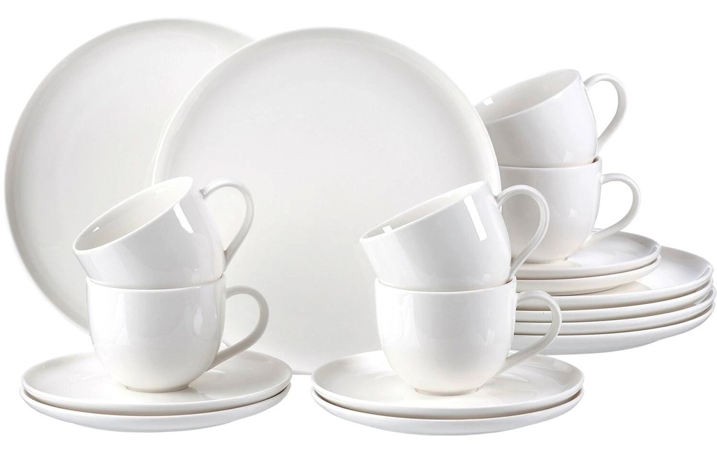 Ritzenhoff & Breker Service de café Skagen 18 pièces, blanc