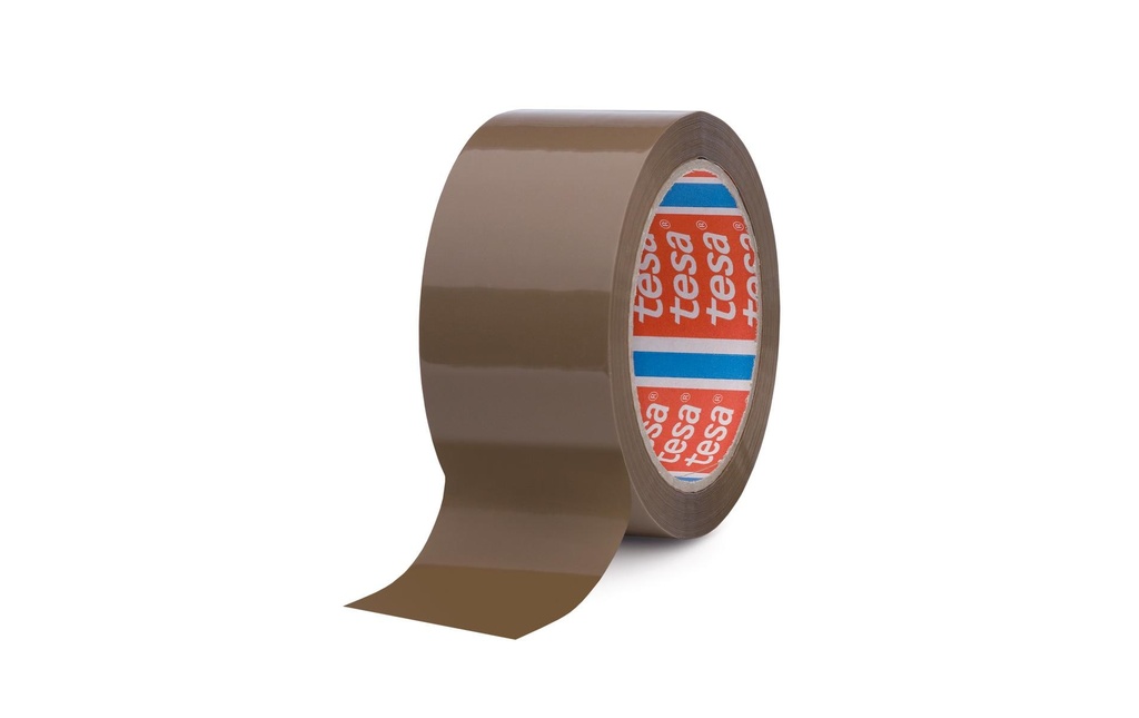 tesa Ruban d'emballage 4280 50 mm x 66 m, Brun