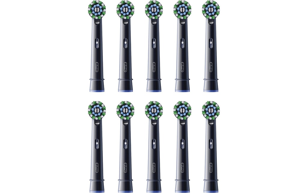 Oral-B Tête de brosse à dents CrossAction 10 Pièce/s, Noir