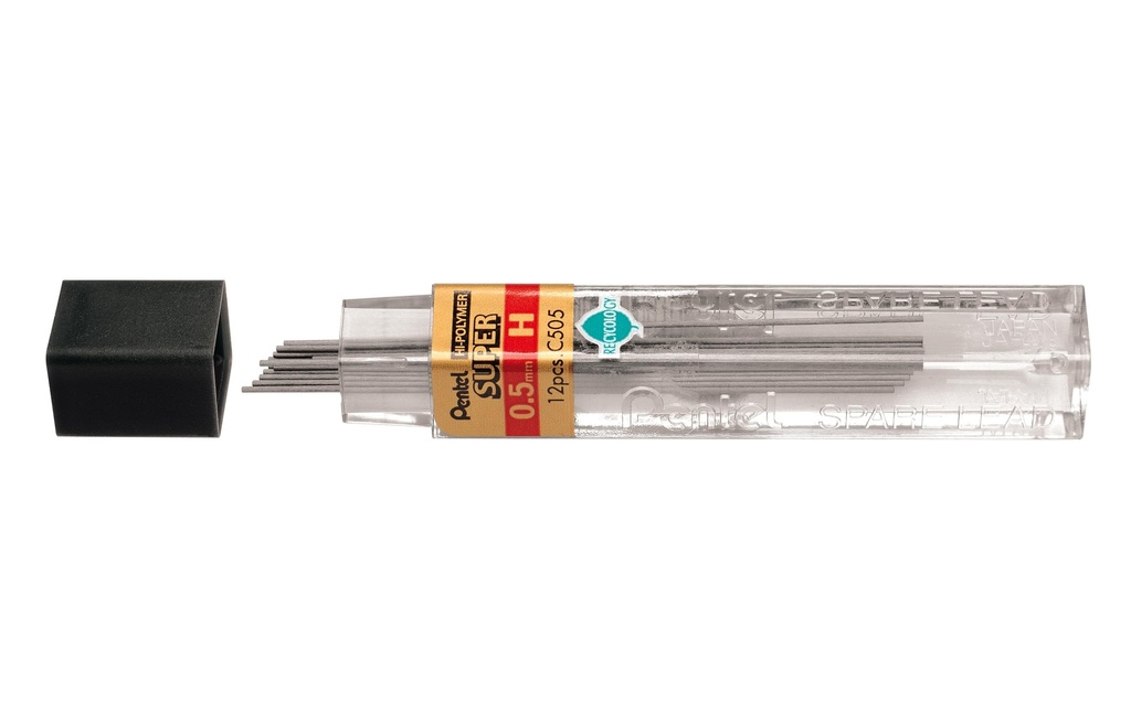 PENTEL Mines Hi-Polymer Super 0.5 H (12 pces)