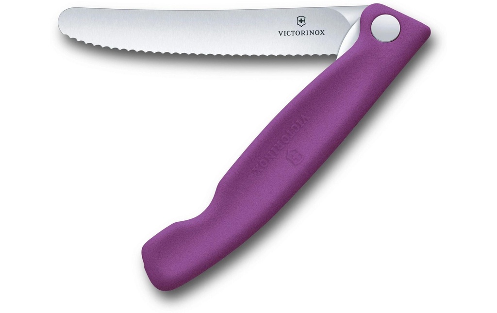 Victorinox Couteau de pique-nique Swiss Classic, 11 cm, Violet