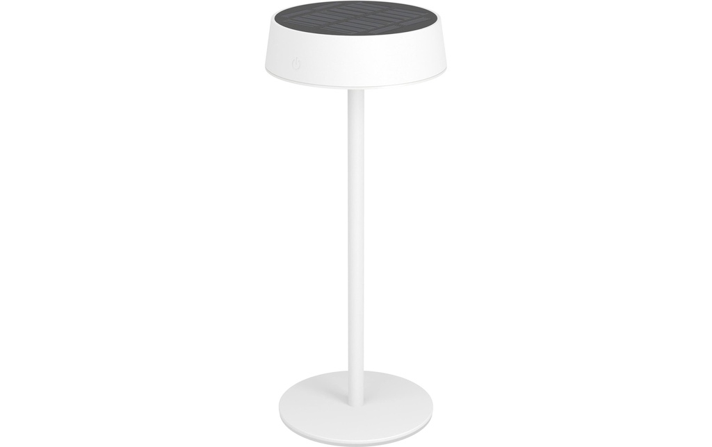 EGLO Leuchten Lampe de table à accu Simeri LED solaire - tactile Blanc
