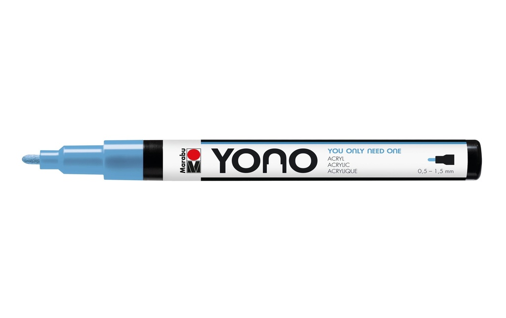 Marabu Marqueur acrylique YONO 0.5 - 1.5 mm Bleu pastel