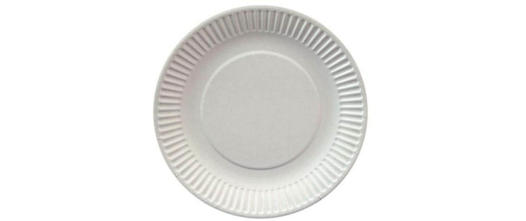 Papstar Assiettes jetables Pure rond D 19 cm 100 Pièce/s