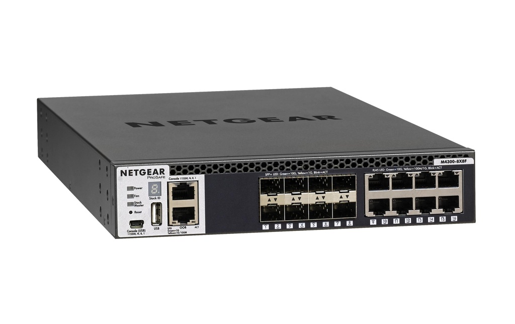 Netgear Switch M4300-8X8F 16 Port