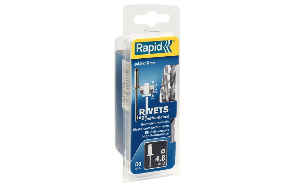 Rapid Rivets aveugles Universal Ø 4.8 x 16 mm