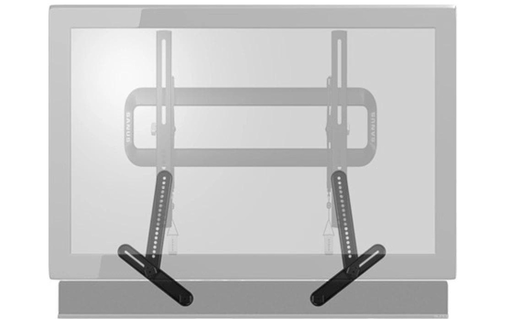 SANUS Supports TV pour barre de son Noir
