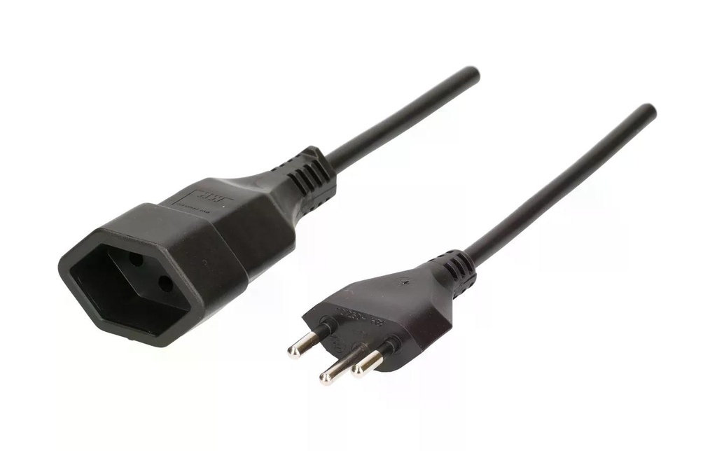 Max Hauri Câble de prolongation 0.25 m T13 - T12, Noir