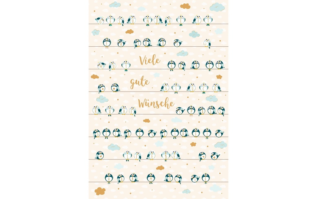 ABC Carte de vœux naissance A4