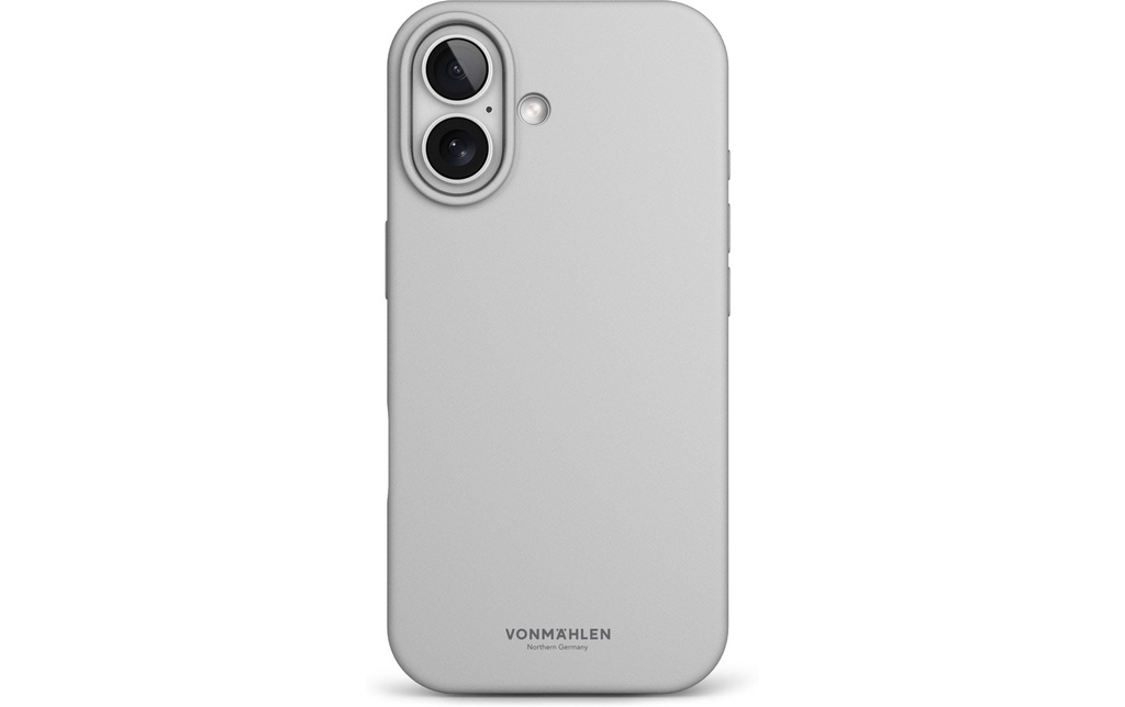 Vonmählen Coque arrière Soft Silicone iPhone 17 Light Gray