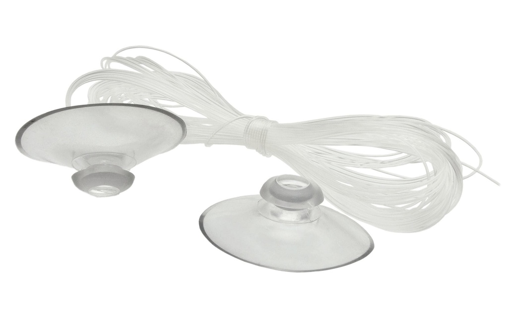 Partydeco Ruban de guirlande avec 6 ventouses et 12 m de fil de nylon