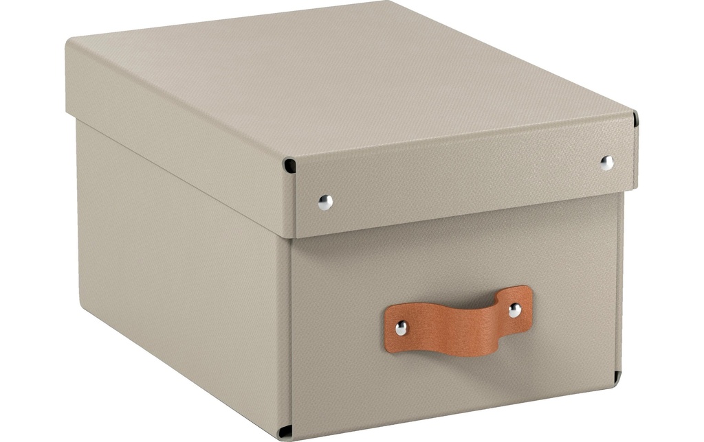 Leitz Boîte d'archives Puro petite, avec couvercle à charnière 2 pièces, Sabler