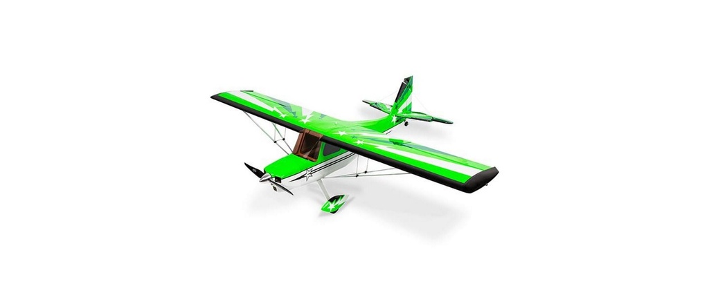 OMPHobby Avion à moteur Super Decathlon V2 1400 mm Vert, ARF
