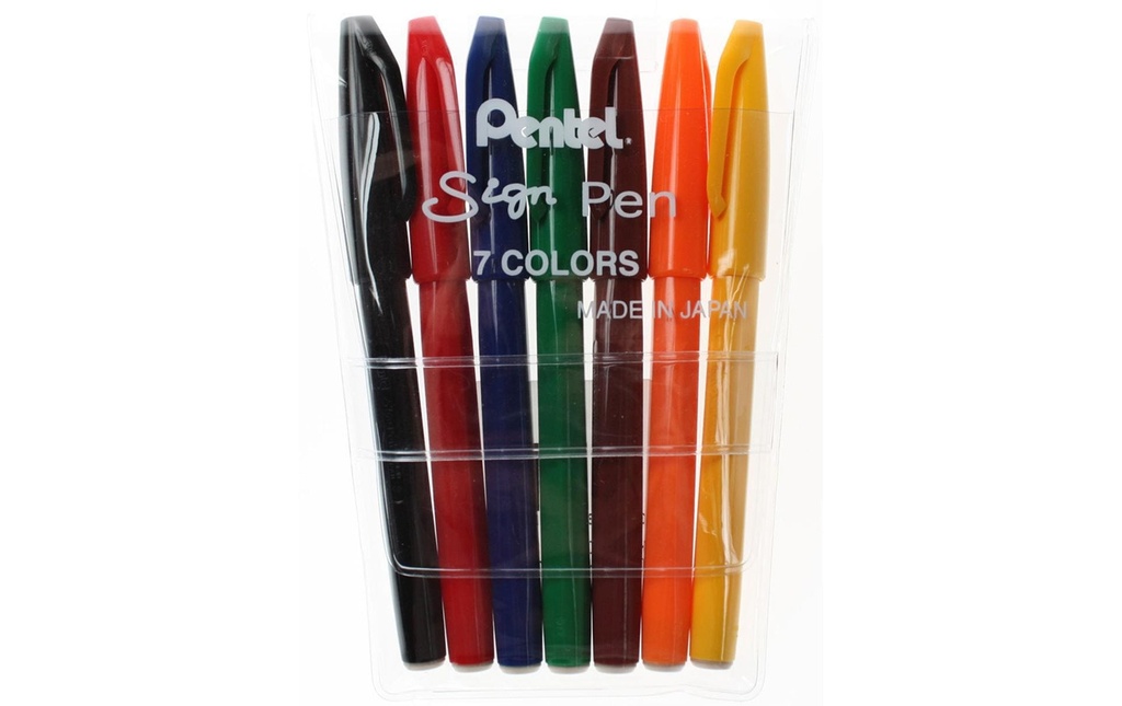PENTEL Feutre Sign Pen 2.0 7pces (7 pces)