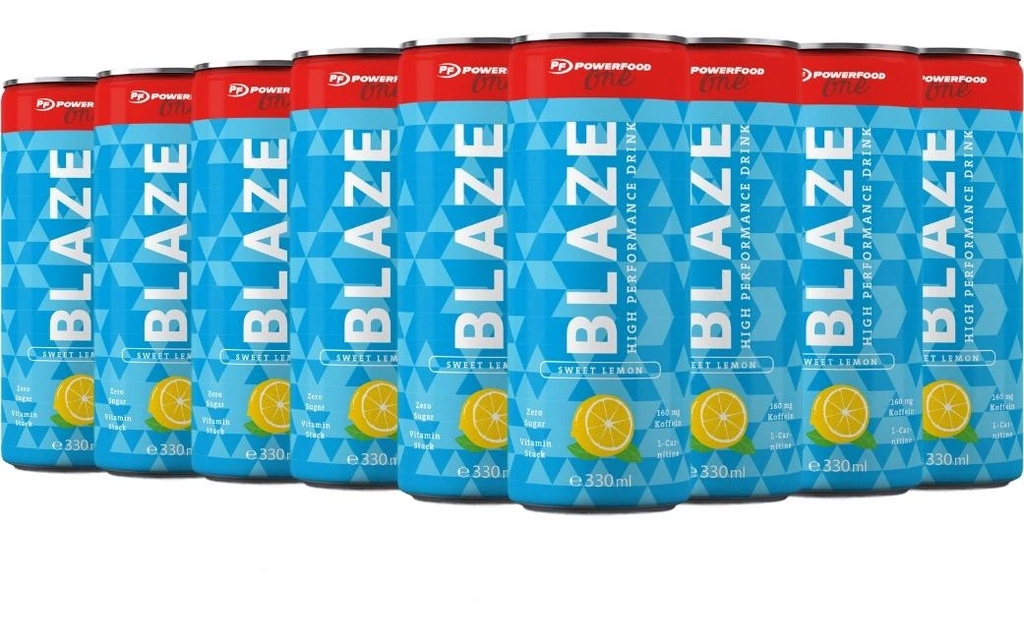 PowerFood Boisson énergétique Blaze 24 x 330 ml