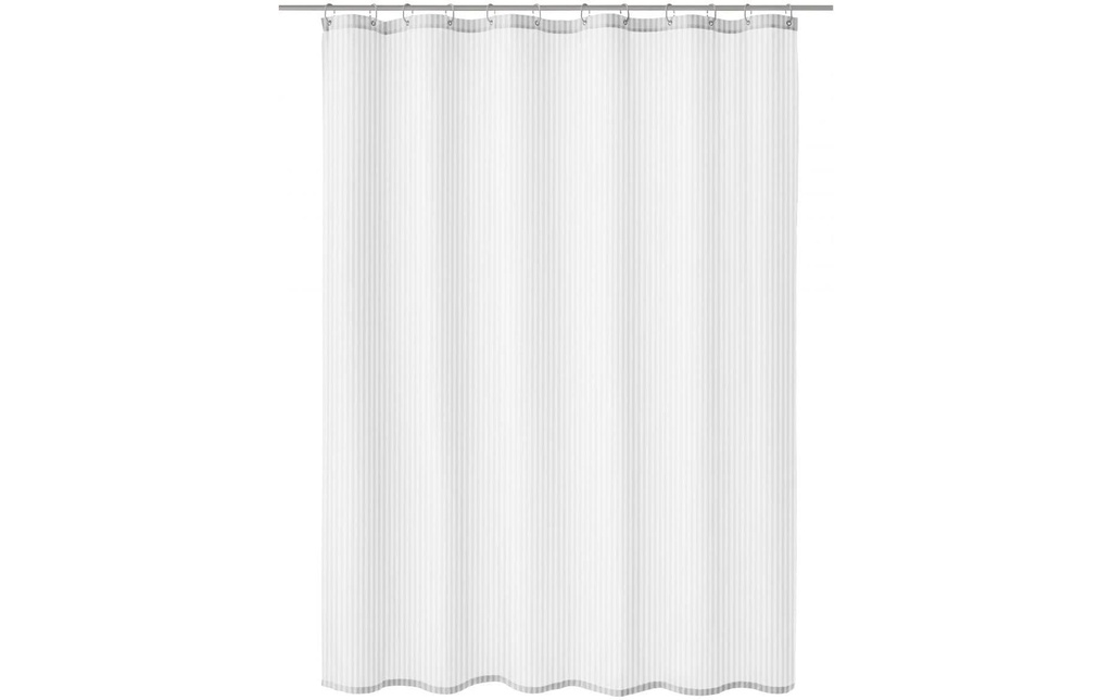 Kleine Wolke Rideau de douche Sanna 180 x 200 cm, Blanc