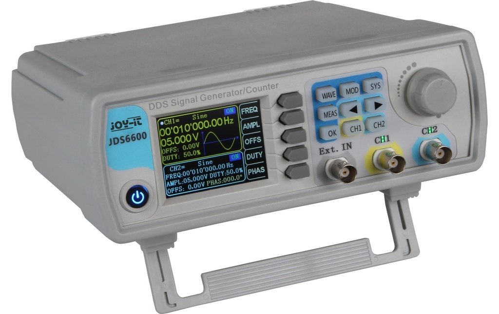 jOY-iT Générateur de signaux JDS6600, 2 canaux, 0-60 MHz