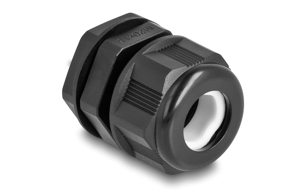 Delock Presse-étoupe M20, noir 2 pièces
