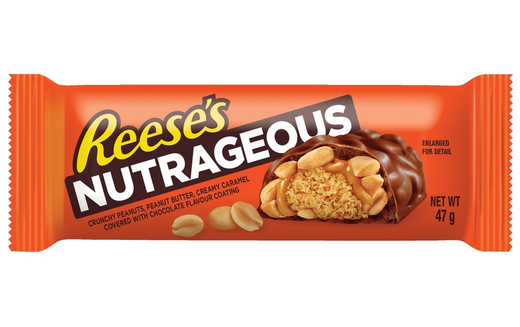 Reese's Barres de chocolat Nutrageous 47 g