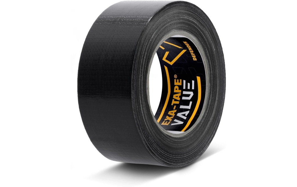 Defender Bande de tissu Exa-Tape Value 50 mm x 50 m, Noir