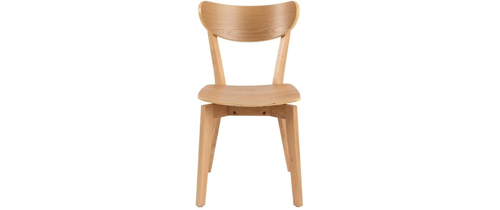 AC Design Chaise Roxby 2 pièces, Nature