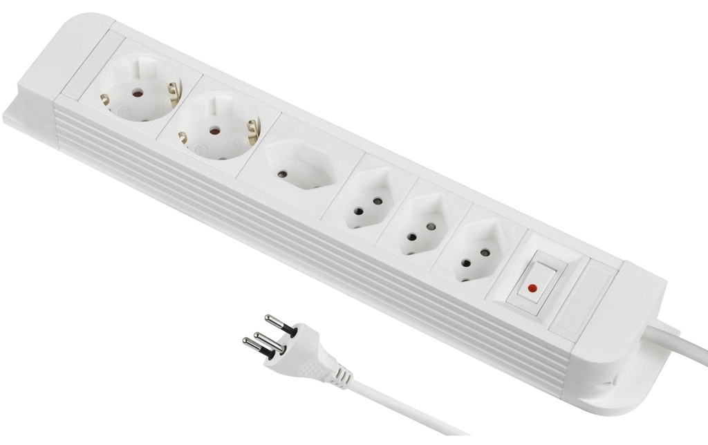 Schönenberger Bloc multiprises PLUS 4x T13, 2x Schuko