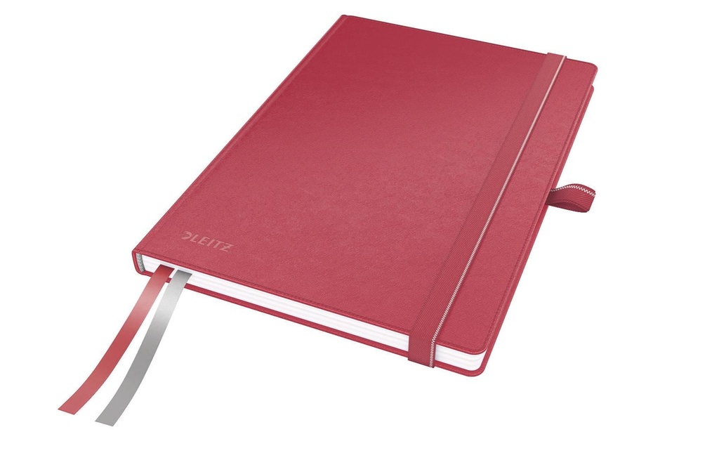 Leitz Carnet de notes Cahiers Leitz Complete A5, À carreaux, Rouge