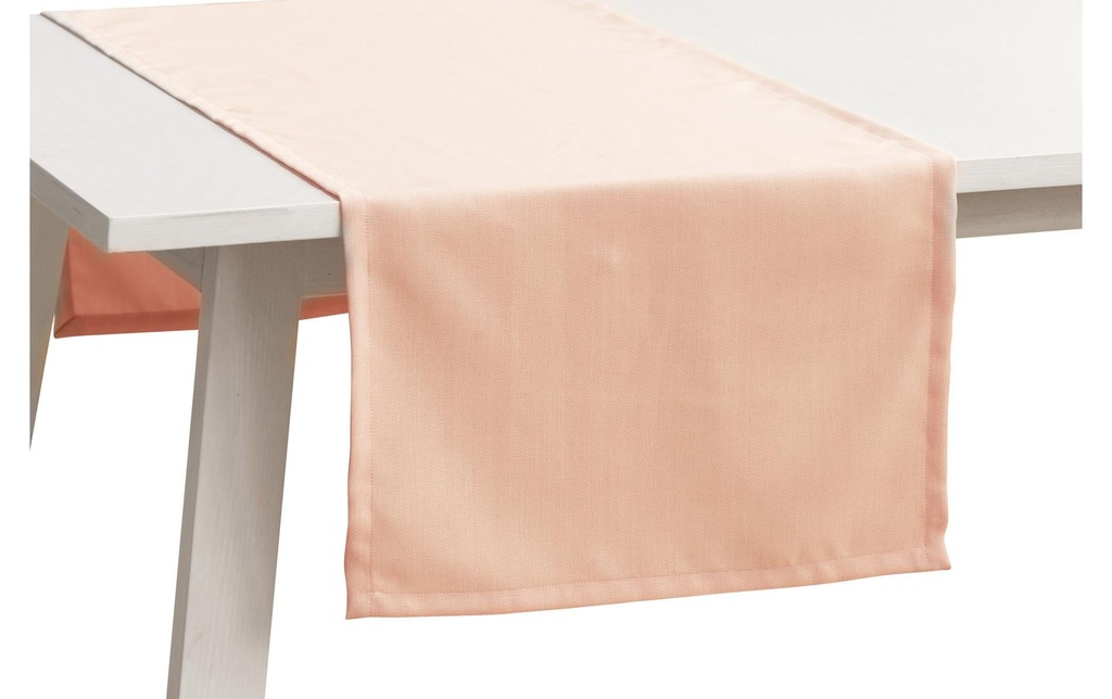 Pichler Chemin de table Panama 50 cm x 150 cm, Rose