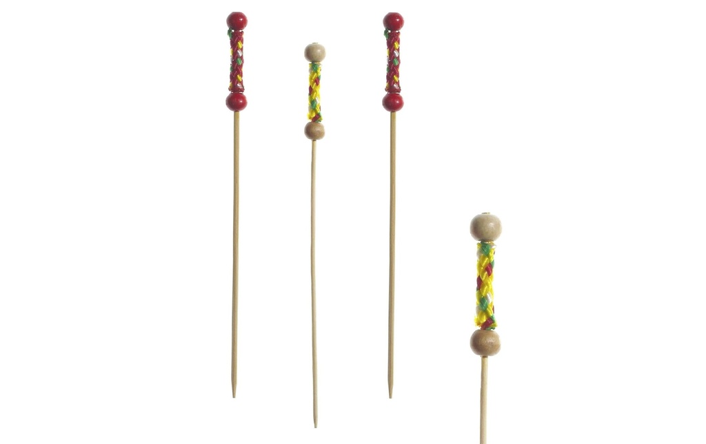Papstar Pearl Piques décoratifs Mexico 250 Pièce/s Rouge/Jaune