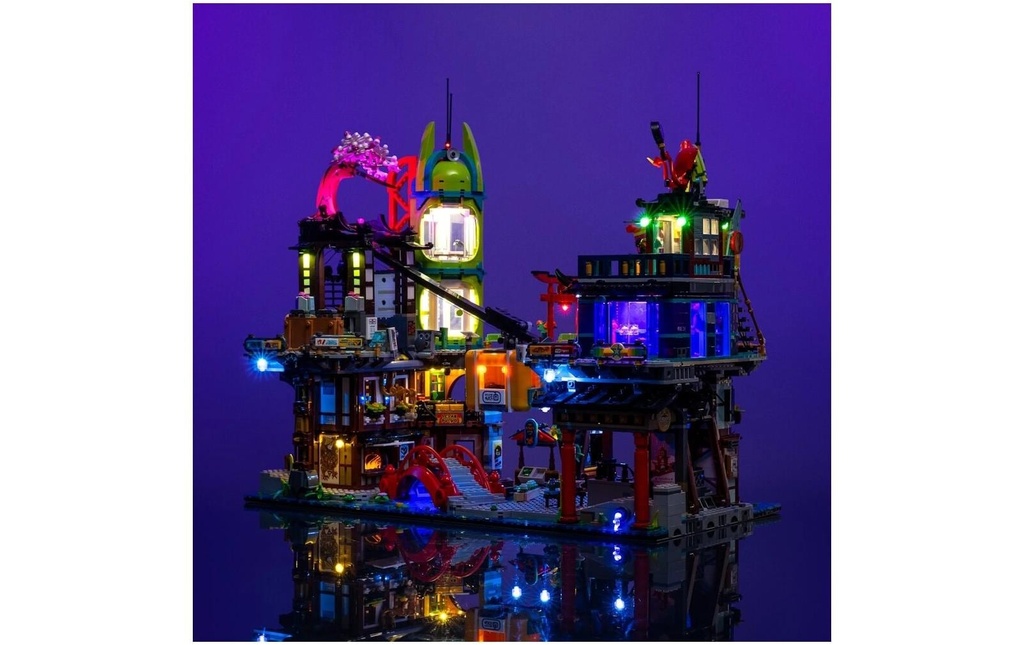 Light My Bricks Lumières-LED pour LEGO® 71799 Les marchés de NINJAGO City