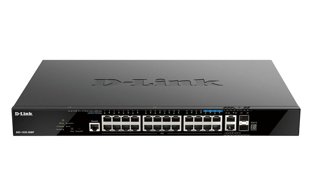D-Link PoE+ Switch DGS-1520-28MP/E 28 ports