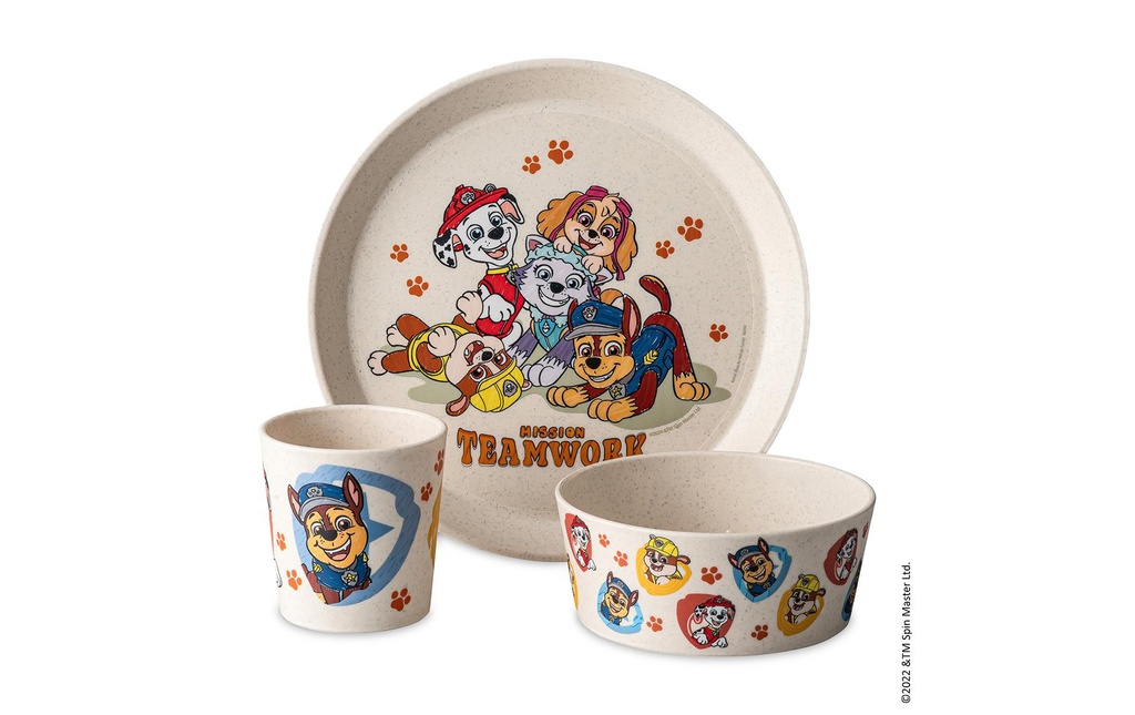 Koziol Service de table pour enfants CONNECT PAW PATROL moon
