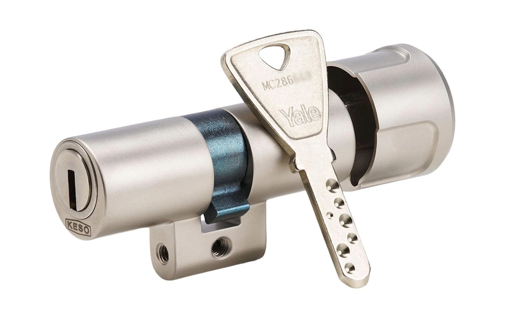 Yale CH Cylindre à bouton, longueur 65 Profil rond de 22 mm