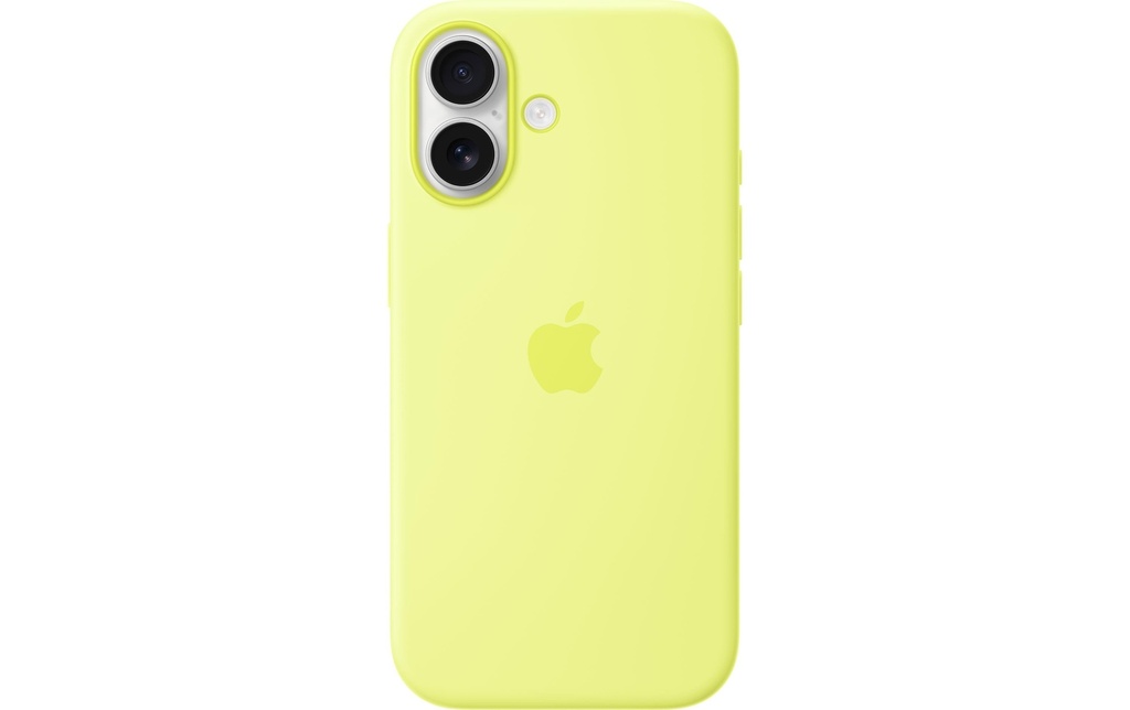Apple Coque arrière Silicone MagSafe Case  iPhone 17 Jaune fluo
