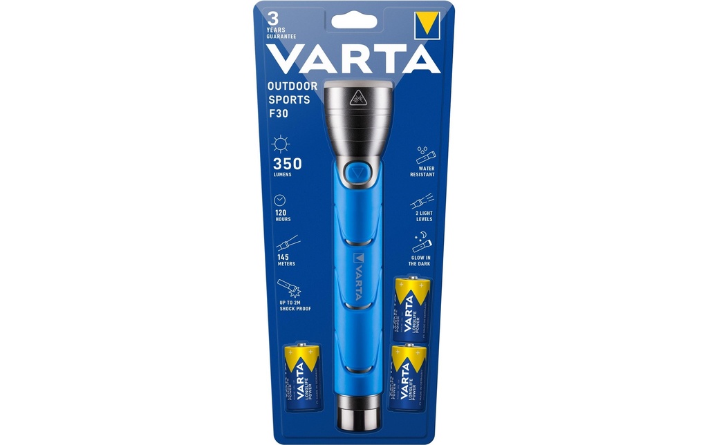 Varta Lampe de poche LED Outdoor Sports Flashlight