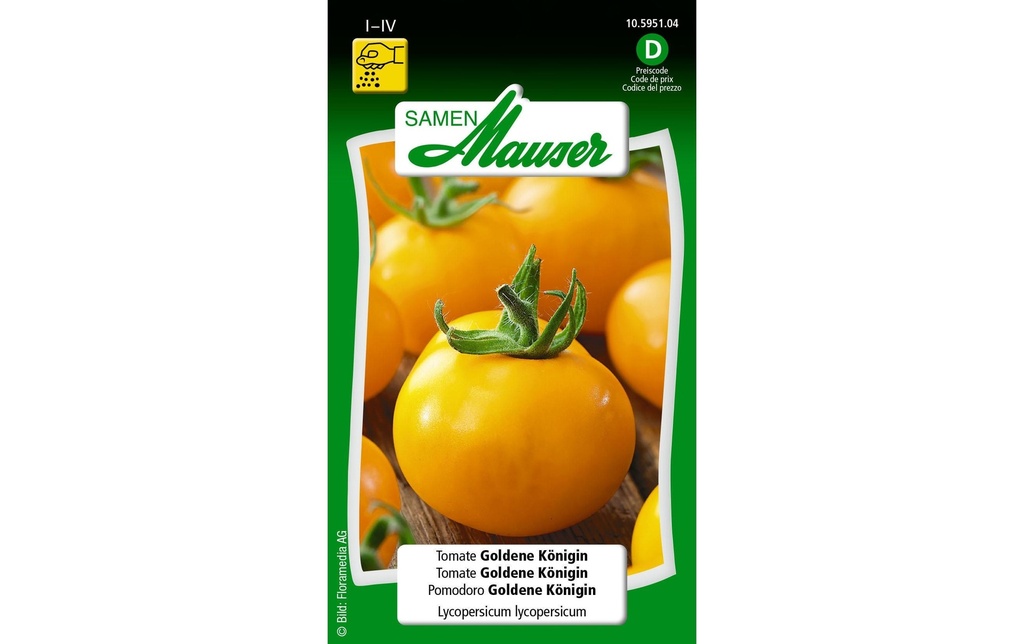 Samen Mauser Semence Tomate Golden Queen