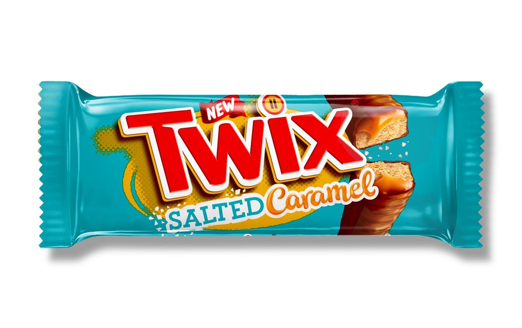Twix Barres de chocolat Salted Caramel 46 g
