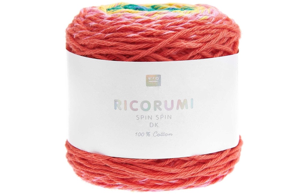Rico Design Laine Ricorumi Spin Spin 50 g, Classic Rainbow