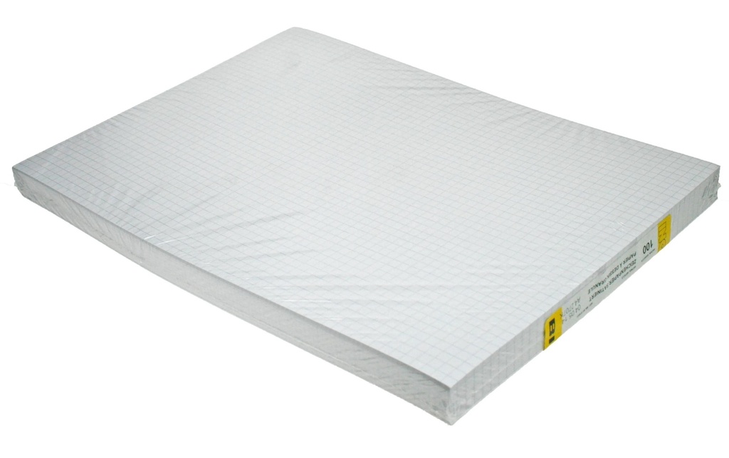INGOLD-BIWA Pap.dessin A3 150g 5mm qua. (100 pces)