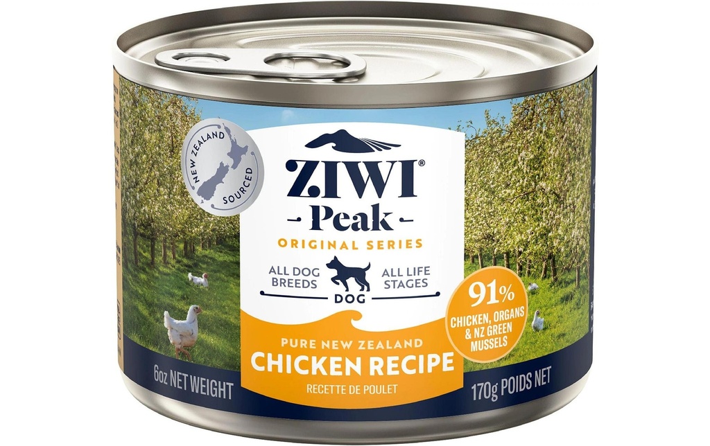 ZIWI Peak Alimentation humide Chicken 170 g
