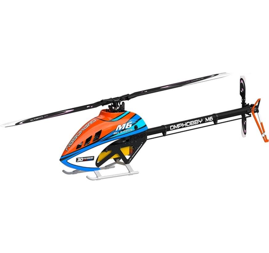 OMPHobby Hélicoptère M6 Cosmic-Orange Kit de construction et pales de rotor