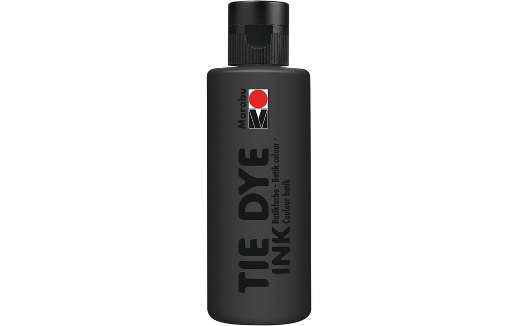 Marabu Peinture pour textile Tie Dye Ink, 80 ml, 073 Noir