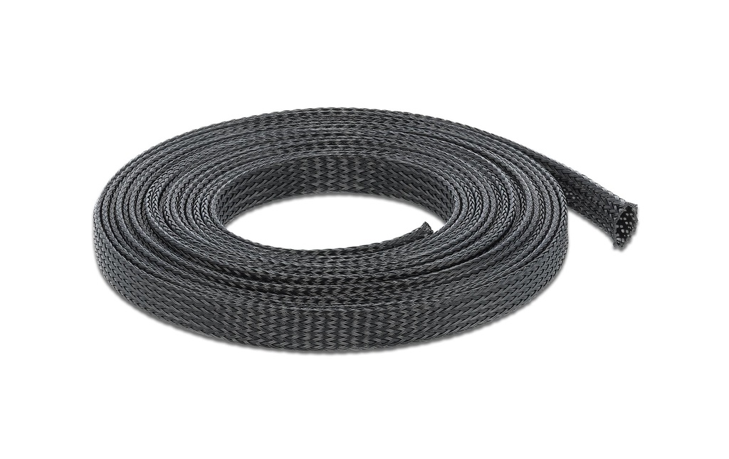 Delock Gaine de câble 10mx12mm, étirable Noir