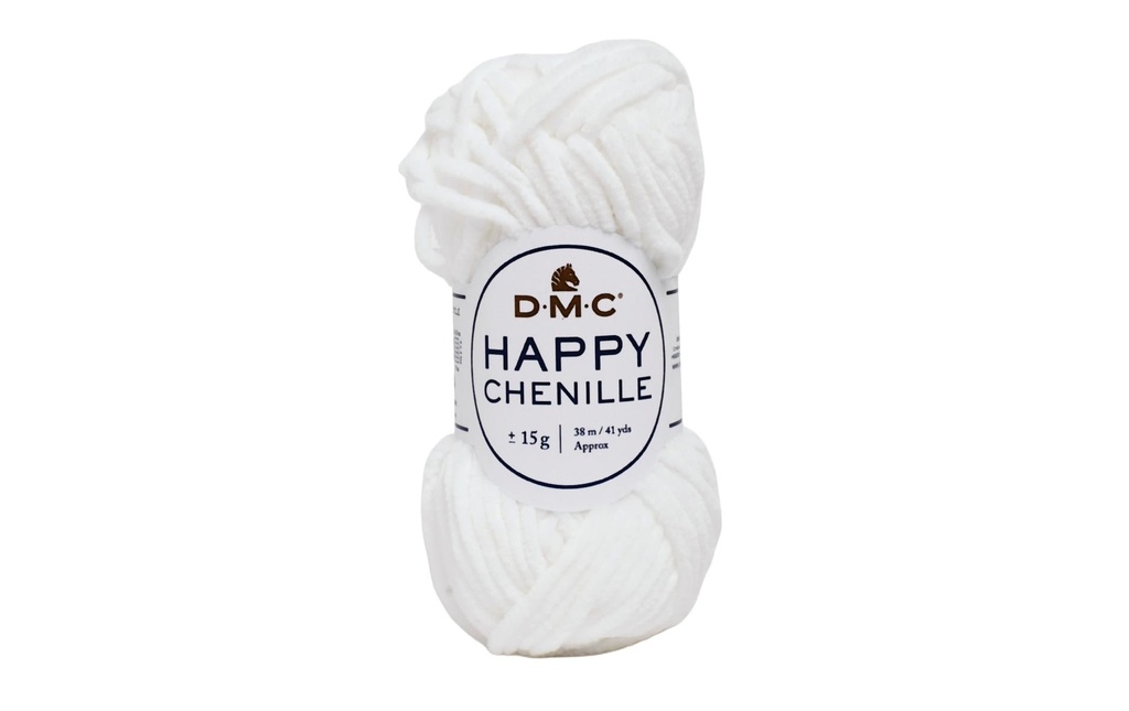 DMC Laine Happy Chenille Blanc, 38 m