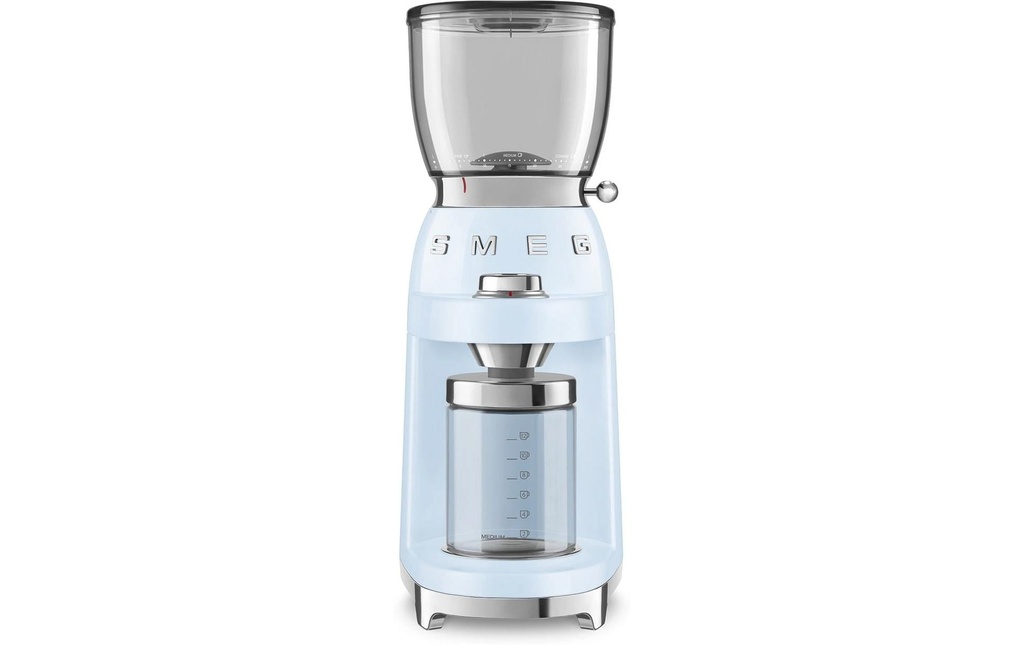 SMEG Moulin à café 50's Style CGF11PBEU Bleu clair