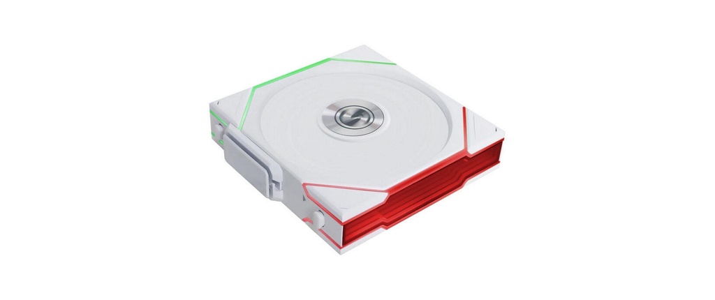 Lian Li Ventilateur PC UNI FAN TL Wireless ARGB PWM – Lame inversée blanc