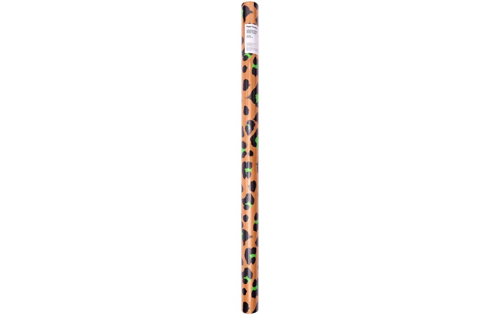 Rico Design Papier cadeau Leo Vert/Orange, 70 x 3 m