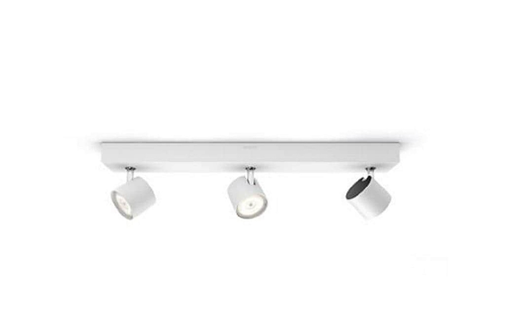 Philips Spot Star Warm Glow, 3 x 4 W, 1500 lm, 2200-2700 K, blanc