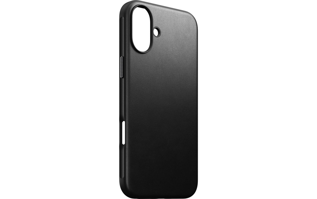 Nomad Coque arrière Modern Leather iPhone 16 Plus Noir