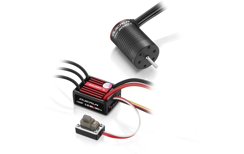 Hobbywing Kits d’entraînement sans brosse Combo WP16BL30 G2 5000 kV